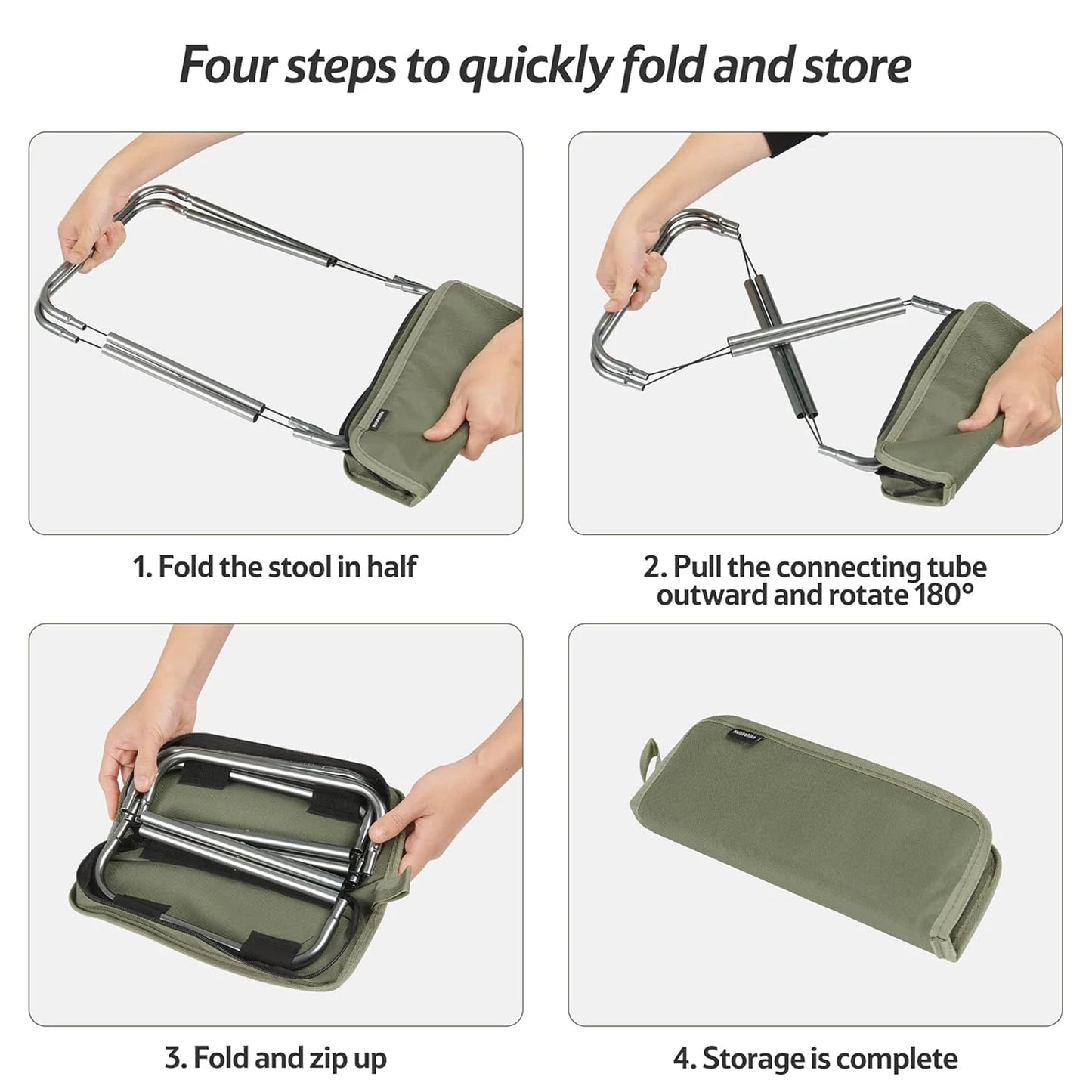 Naturehike Klappstuhl für Camping und Outdoor – clever-campen Ansicht 5