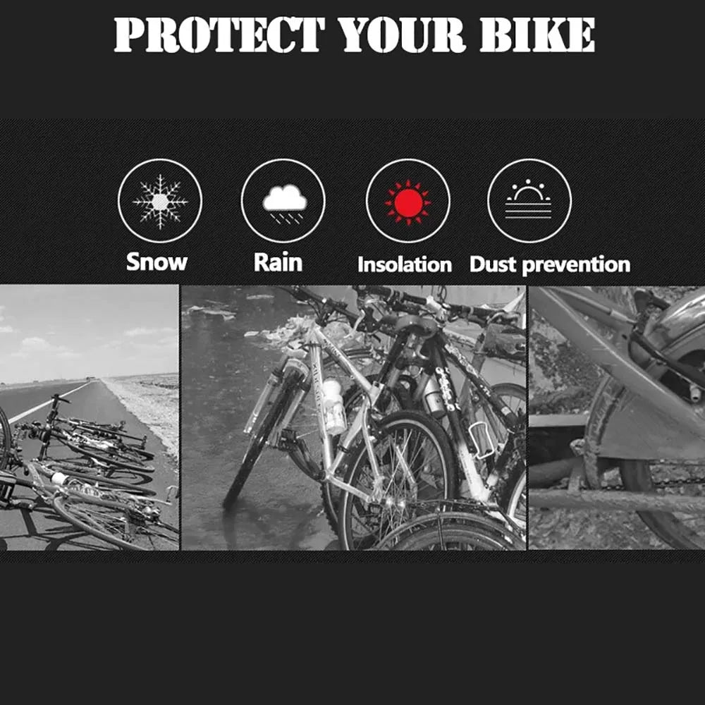 Wasserdichtes Fahrradcover für optimalen Schutz – clever-campen Ansicht 6