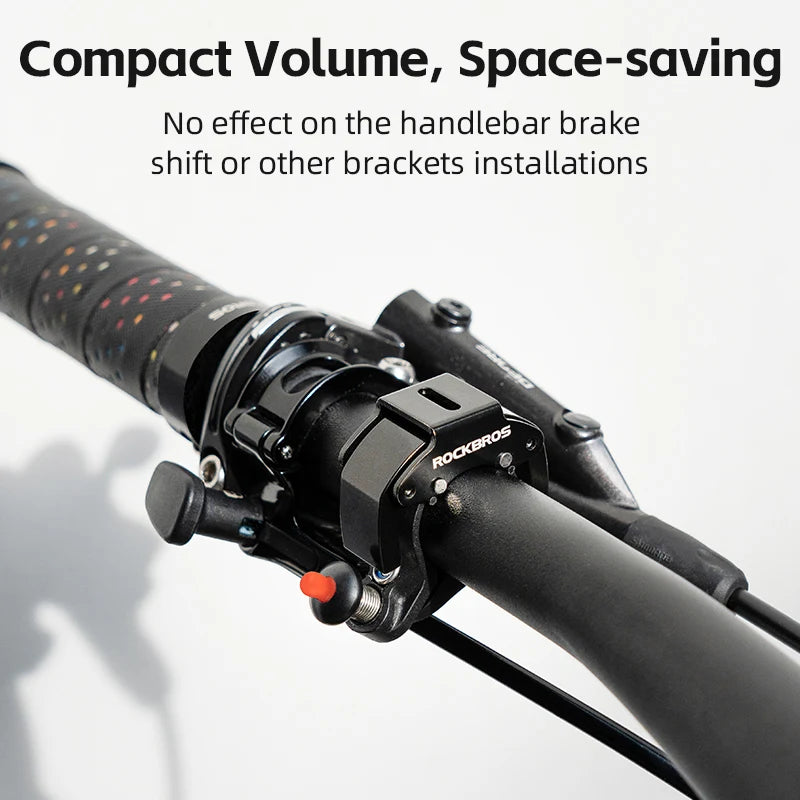 ROCKBROS Fahrradglocke Aluminium Horn für Sicherheit – clever-campen Ansicht 2