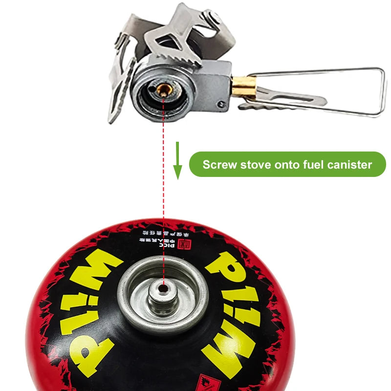 BRS Ultraleichter Titan Campingkocher für Gas – clever-campen Ansicht 3