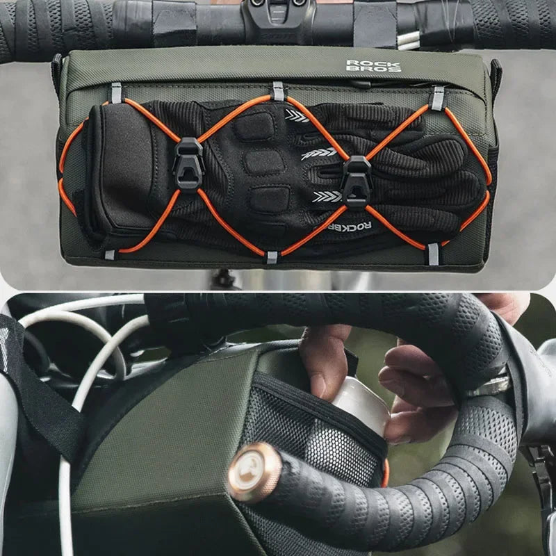 Wasserdichte Fahrradlenkertasche für den Outdoor-Einsatz – clever-campen Ansicht 4
