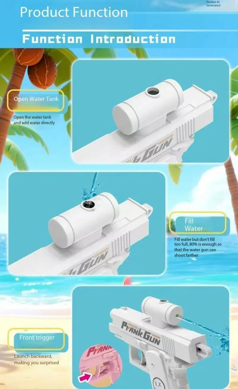 Witzige doppelseitige Wasserpistole für den Sommer – clever-campen Ansicht 5