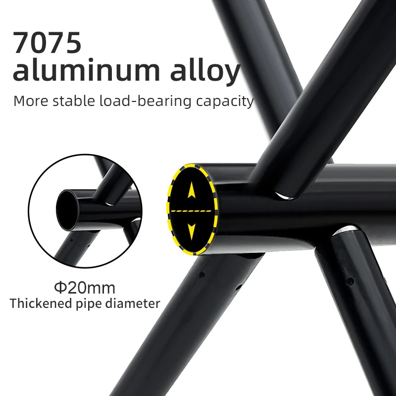 Faltbarer Campinghocker aus Aluminiumlegierung – clever-campen Ansicht 3