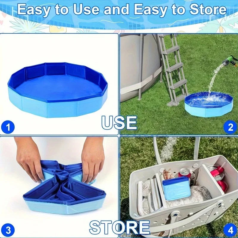 Faltbares Fussbad aus PVC für den Pool – clever-campen Ansicht 5