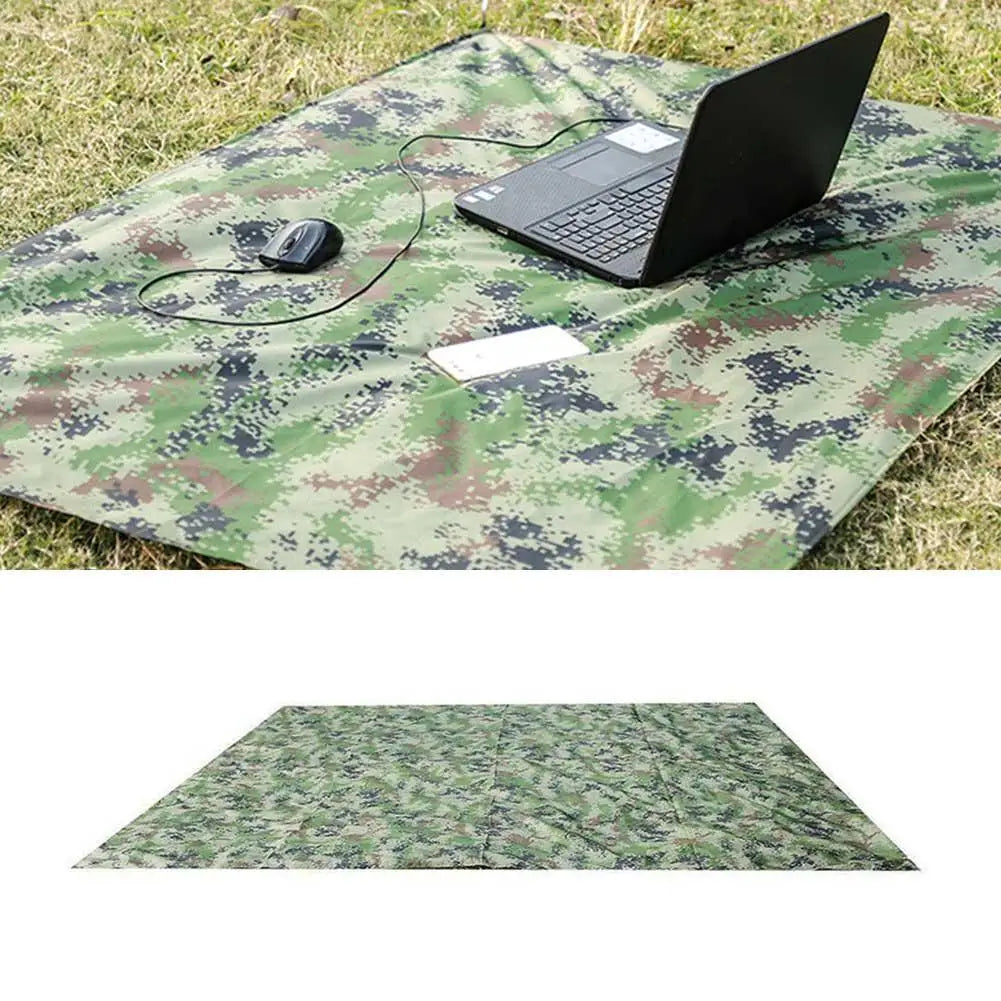 Ultraleichte Camping-Tarp 100x145cm Camouflage – clever-campen Ansicht 4