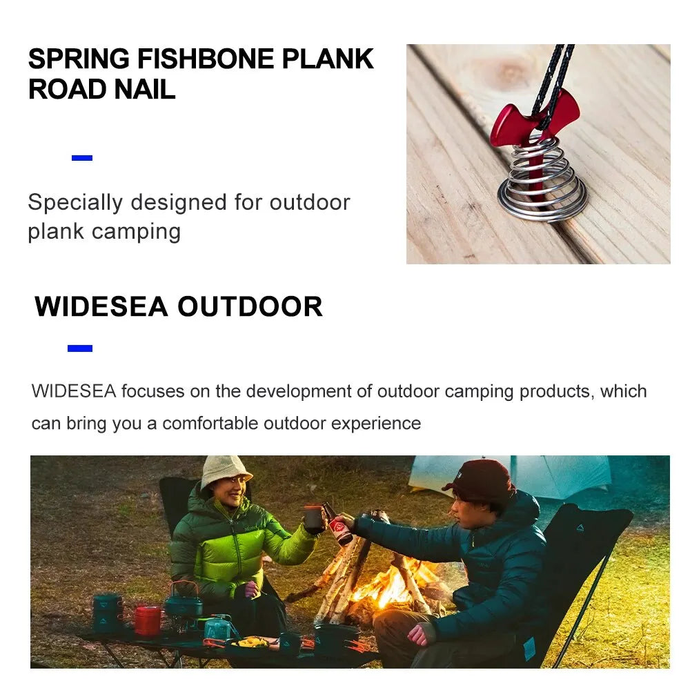 WIDSEA Zeltzubehör Set mit verstellbaren Windseilen – clever-campen Ansicht 6