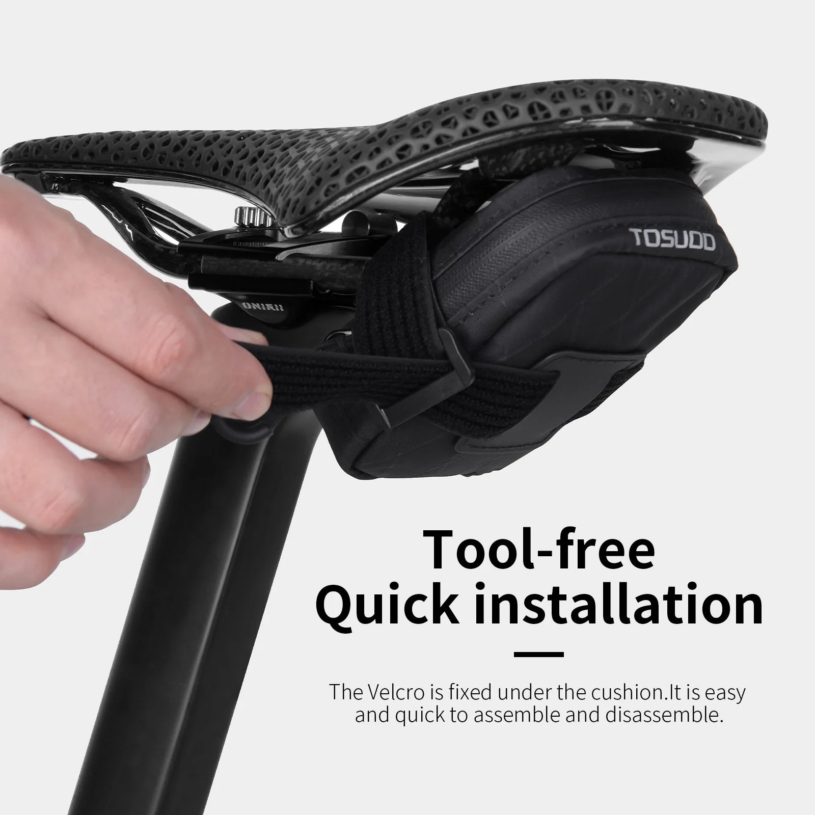 TOSUOD Fahrrad Mini Satteltasche – Leichte – clever-campen Ansicht 3
