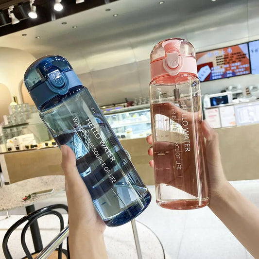 Transparente Trinkflasche 780ml – Leicht & Auslaufsicher – clever-campen Ansicht 2