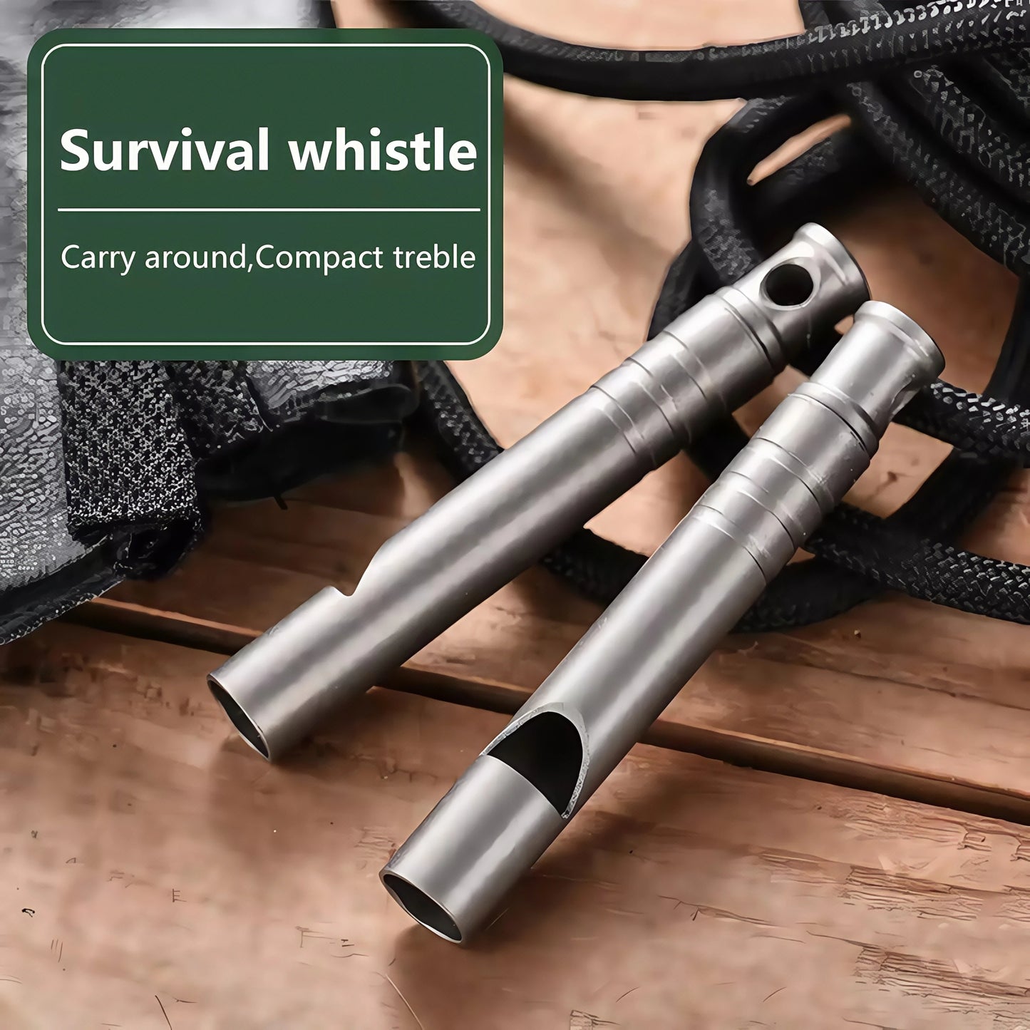 Titanium-Sicherheit-Pfeifchen mit Lanyard | clever-campen – clever-campen Ansicht 2