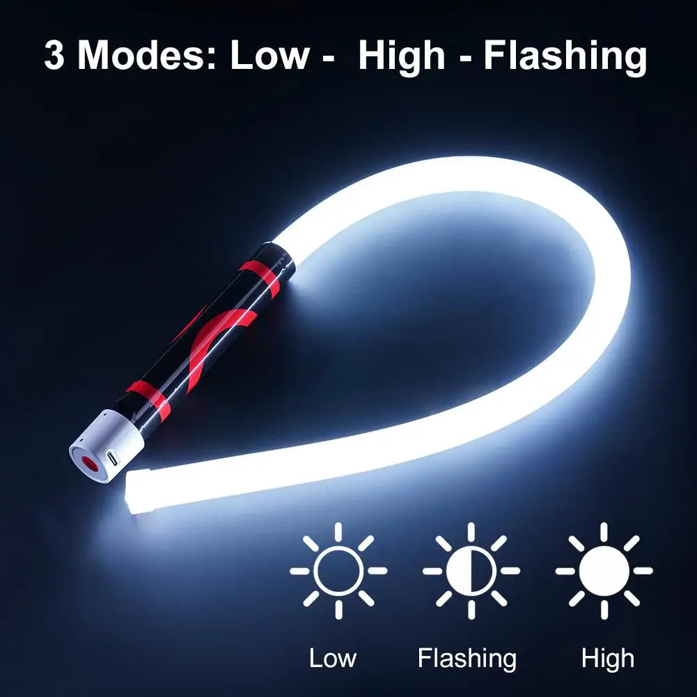 Flexible LED Arbeitsleuchte 73cm – Wiederaufladbar – clever-campen Ansicht 2