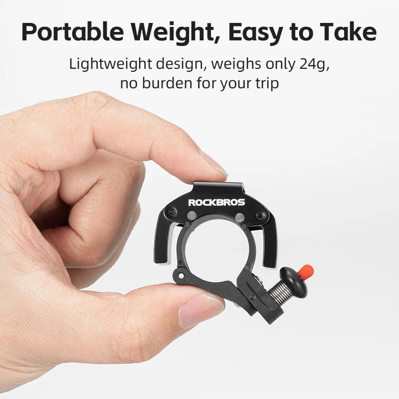 ROCKBROS Fahrradglocke Aluminium Horn für Sicherheit – clever-campen Ansicht 6