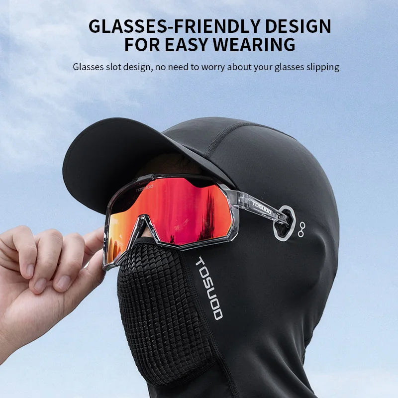 TOSUOD Sommer UPF50+ UV-Schutz Full Face Maske – clever-campen Ansicht 4