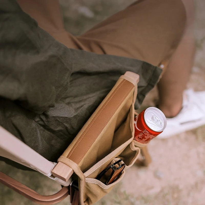 PACOONE Klappstuhl aus Aluminiumlegierung für Camping – – clever-campen Ansicht 2