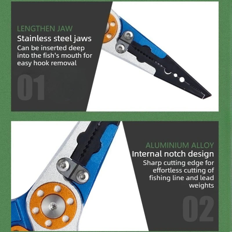 Aluminium Angelzange Multitool mit Rutenring Entferner – clever-campen Ansicht 5
