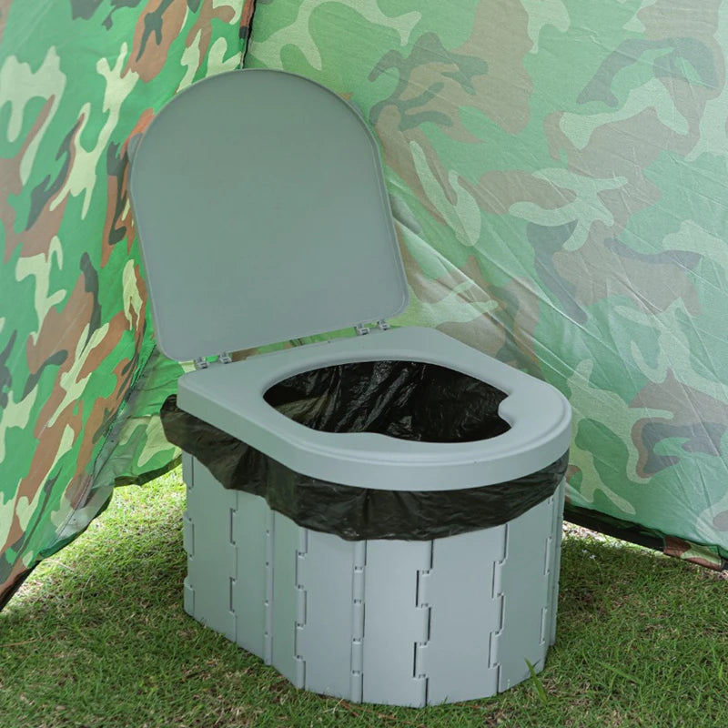 Falt-Campingtoilette für unterwegs – kompakt & geruchsarm – clever-campen Ansicht 4