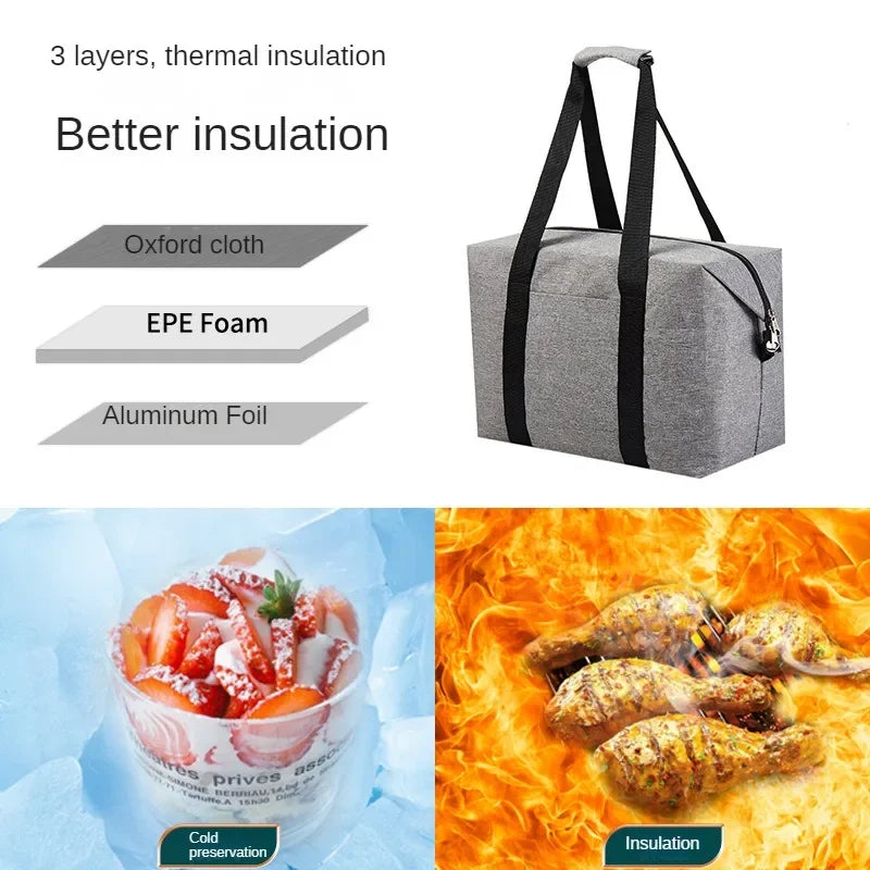 Faltbare Kühltasche mit grossem Volumen für Picknick – clever-campen Ansicht 5