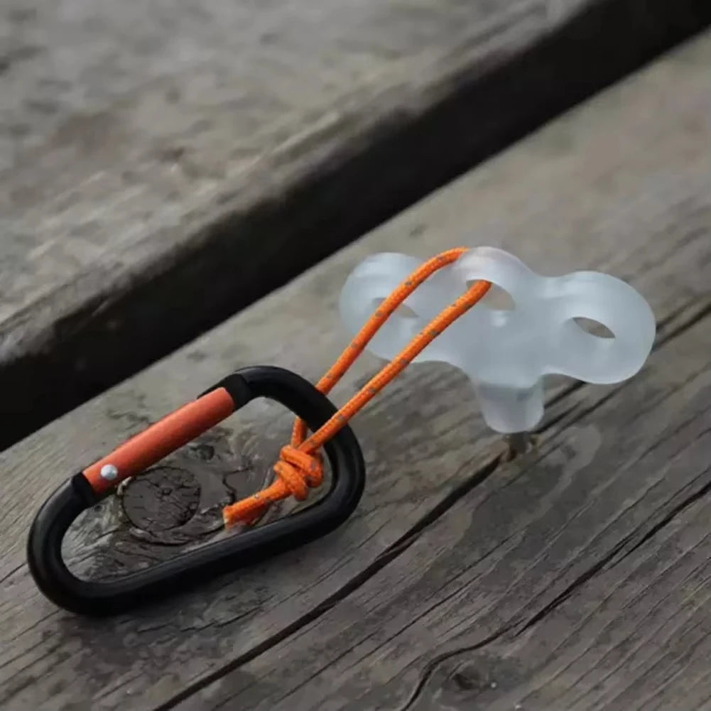 Zeltpflock Schraubheringe für Camping und Outdoor – mit Clip – clever-campen Ansicht 5