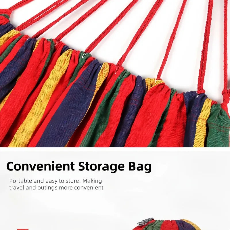 Robuste Hängematte aus Canvas für Erwachsene – clever-campen Ansicht 4