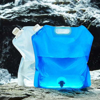 5/10L Faltbare Wasserbeutel für Camping und Outdoor – clever-campen Ansicht 3