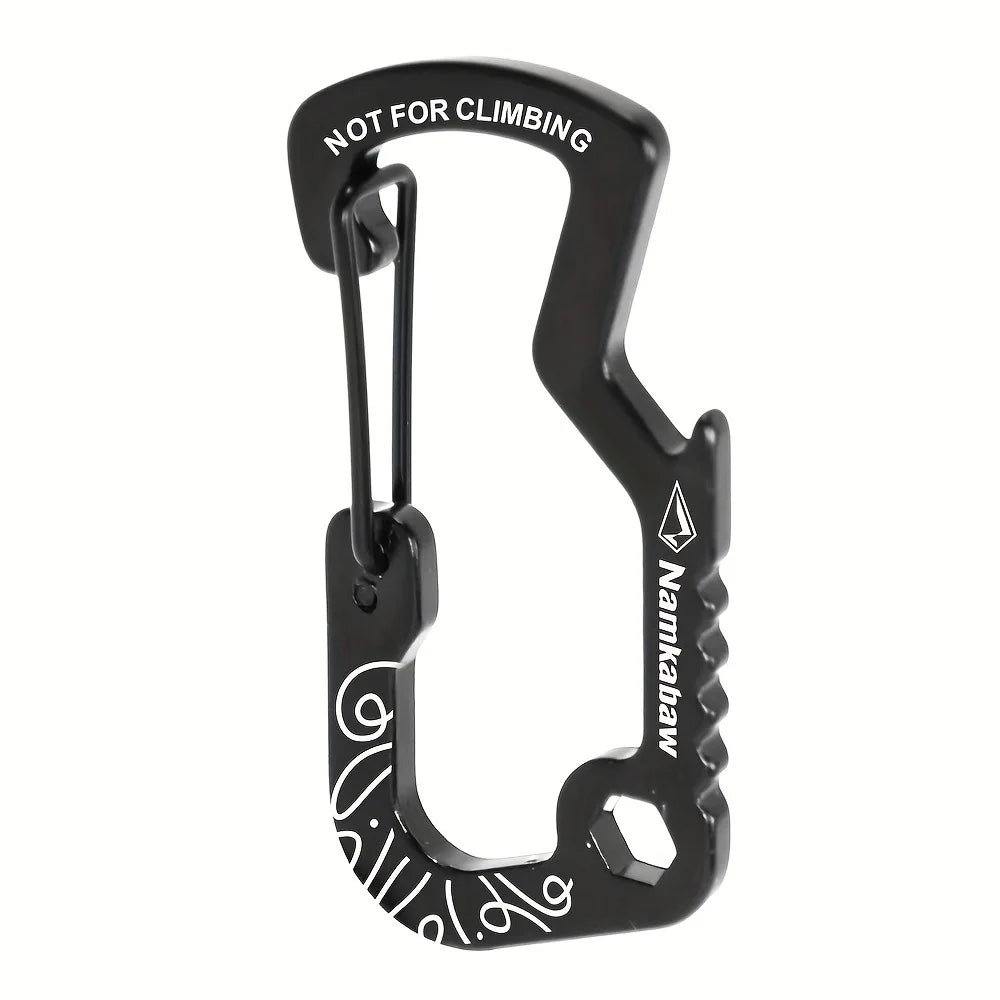Multifunktionale D-Ring Karabiner für Trinkflaschen – clever-campen Ansicht 4
