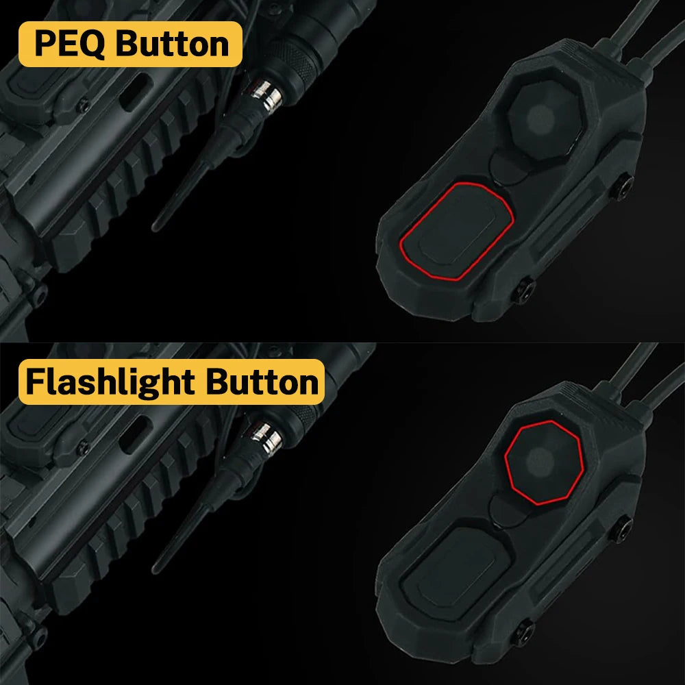 Taktischer Taschenlampen Laser Button für PEQ – clever-campen Ansicht 6
