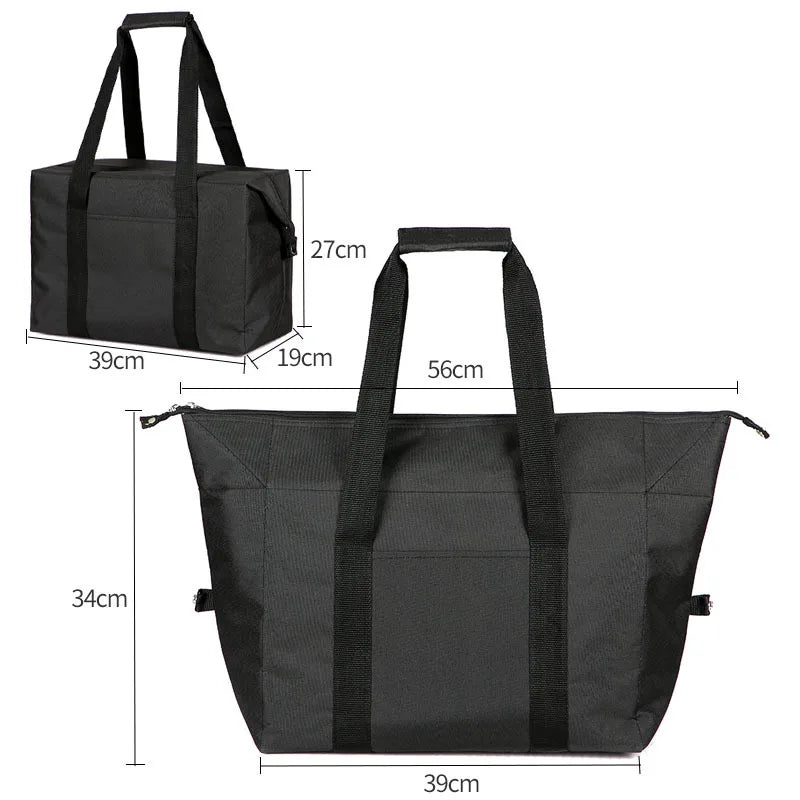 Faltbare Kühltasche mit grossem Volumen für Picknick – clever-campen Ansicht 6