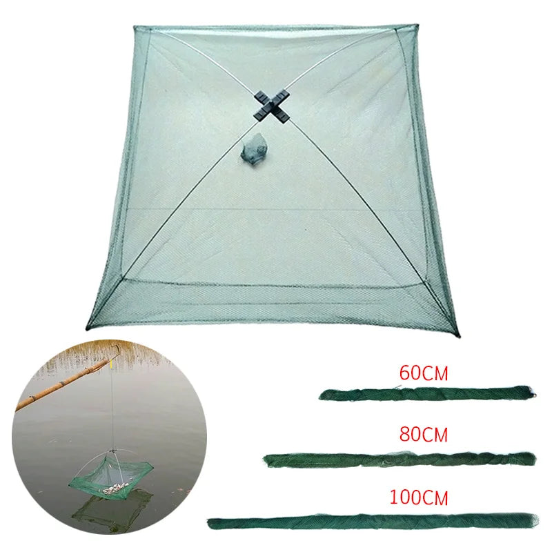 Faltbares Angelnetz mit Sonnenschirm für Krabbenfischen – clever-campen Ansicht 4