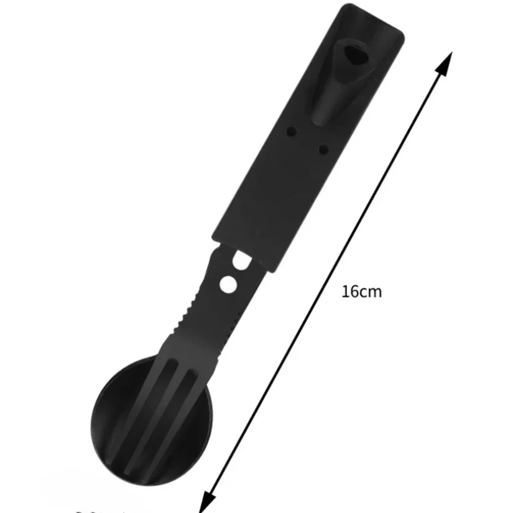 Multifunktionales Camping Besteckset aus Edelstahl – clever-campen Ansicht 3