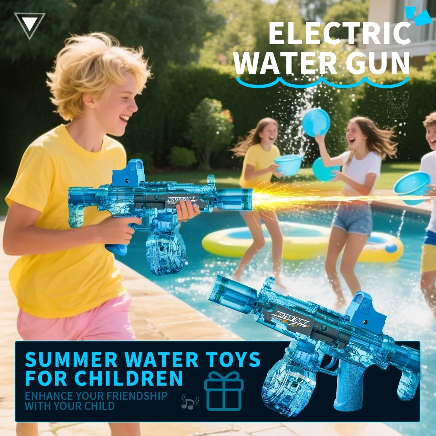 Witzige doppelseitige Wasserpistole für den – elektrisch – clever-campen Ansicht 4