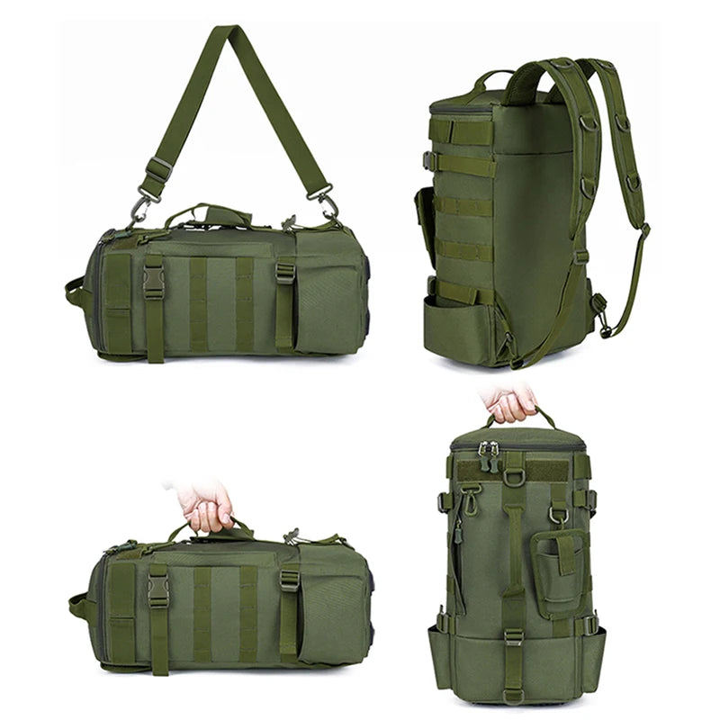 Taktischer Angelrucksack mit Rutenhaltern – clever-campen Ansicht 6