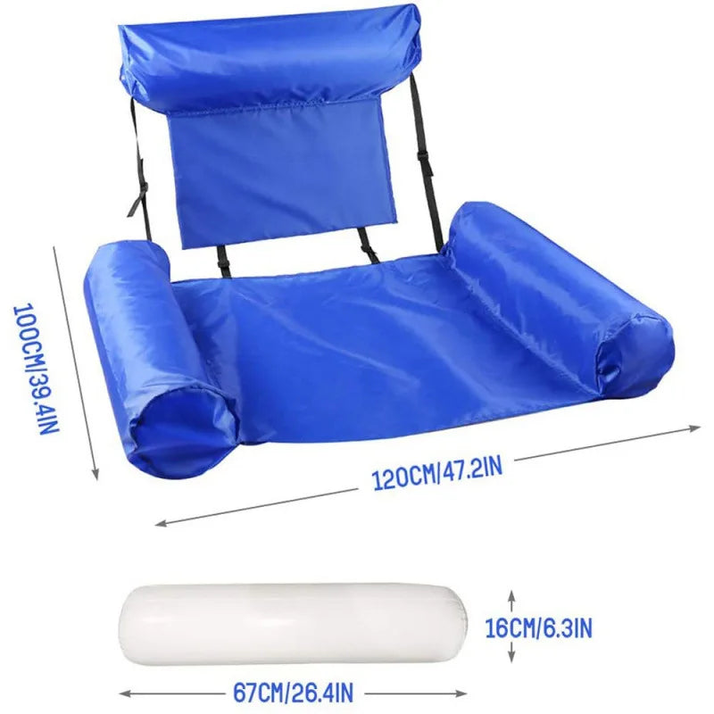 Faltbare Luftmatratze für Schwimmbad und Strand – clever-campen Ansicht 6