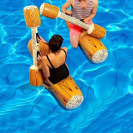 Aufblasbares Holz-Muster Bumper-Spielzeug für Wasser – clever-campen Ansicht 2