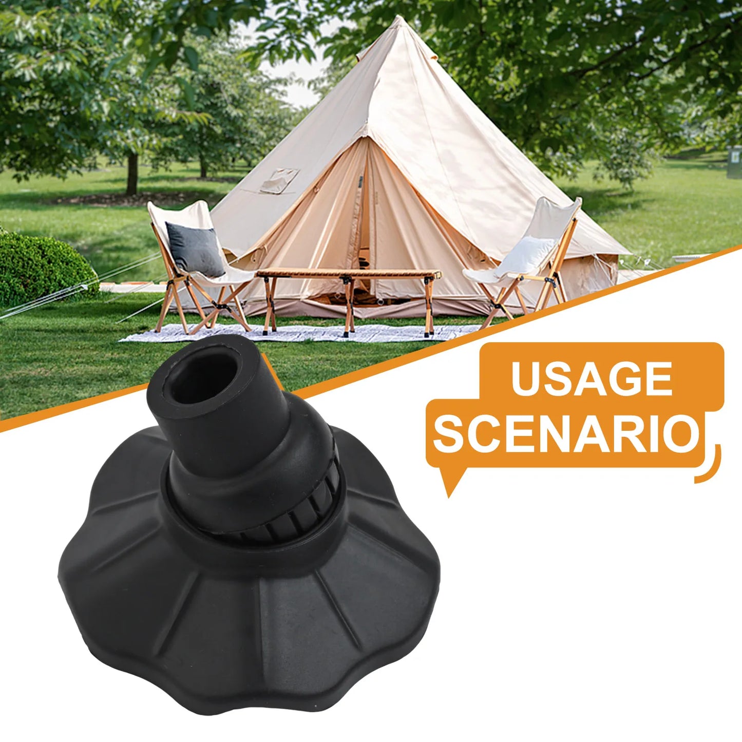 Anti-Rutsch-Füsse für Campingstühle – 4er Set – clever-campen Ansicht 2