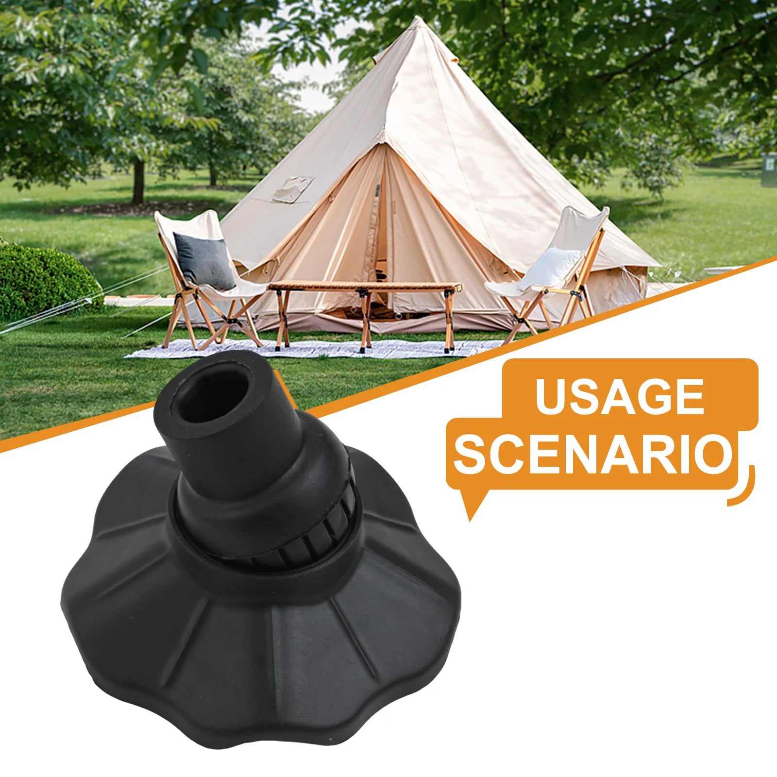 Anti-Rutsch-Füsse für Campingstühle – 4er Set – clever-campen Ansicht 2