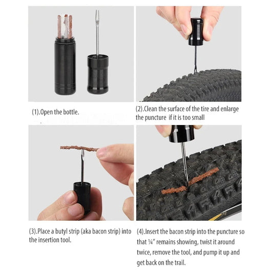 Tubeless Reifen Reparaturset für Fahrräder – clever-campen Ansicht 2