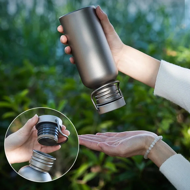 Titan Trinkflasche 600ml/750ml für Outdoor & Camping – clever-campen Ansicht 2