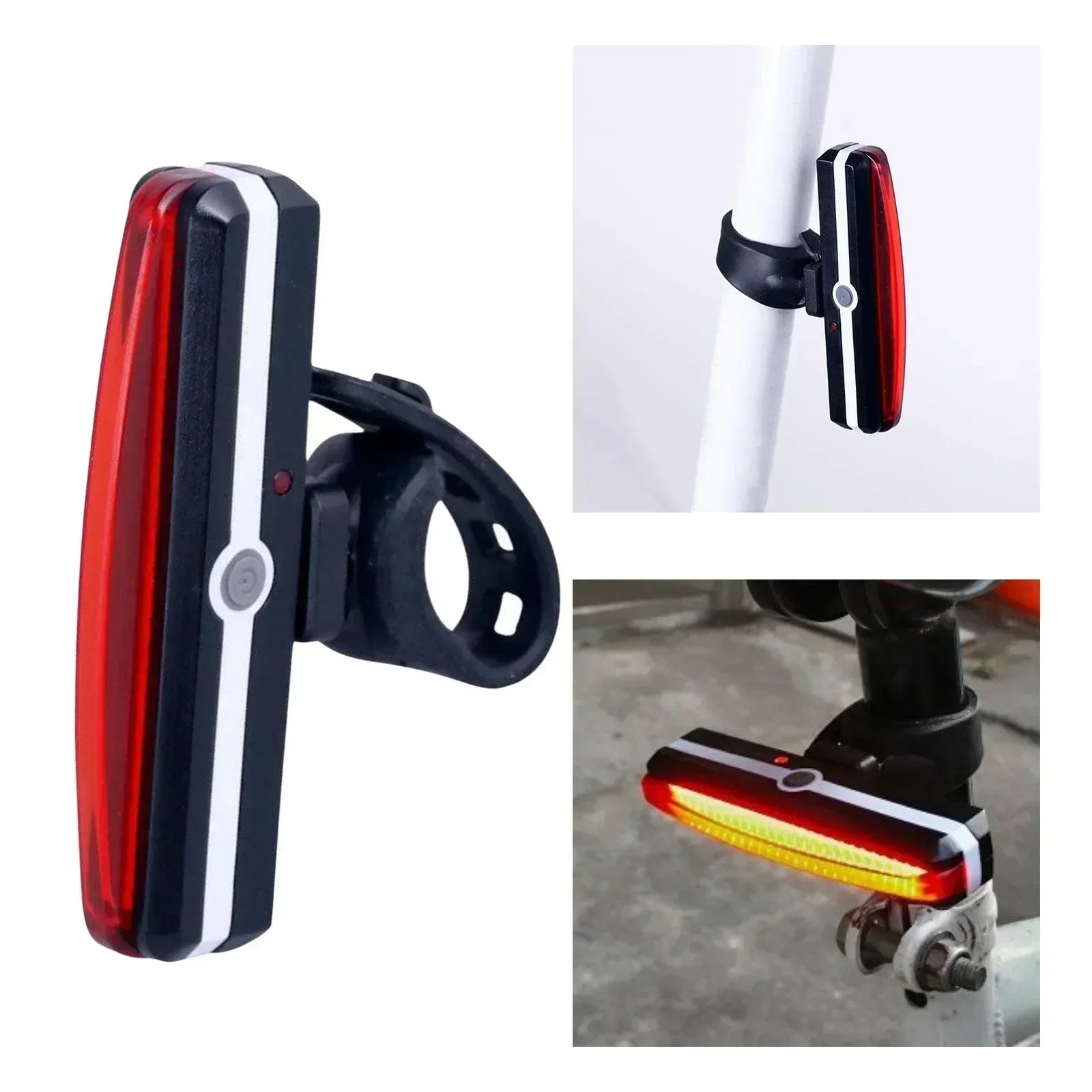 Wasserdichtes COB LED Rücklicht für Fahrräder mit USB-Ladung – clever-campen Ansicht 6
