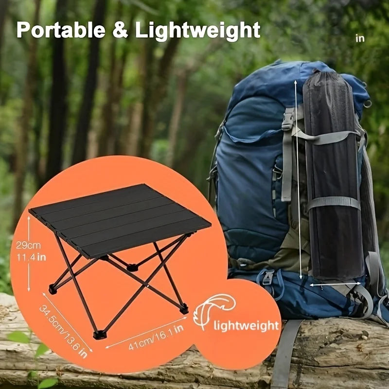 Faltbarer Camping Seitentisch für Strand und Outdoor – clever-campen Ansicht 2