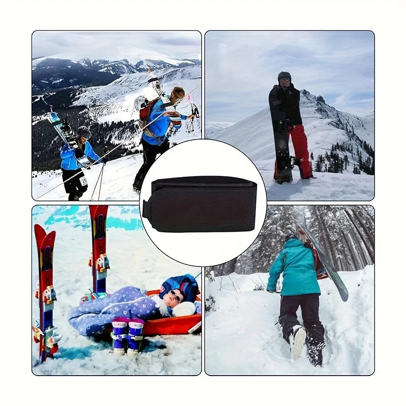 Ski Straps – Nylon Snowboard & Schlitten Befestigungsriemen – clever-campen Ansicht 5