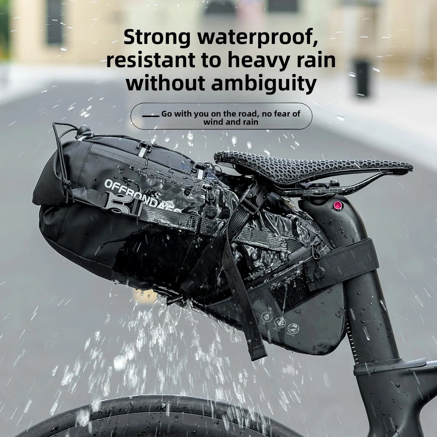 Wasserdichte Fahrradtasche 15L - Grosse Kapazität – clever-campen Ansicht 3