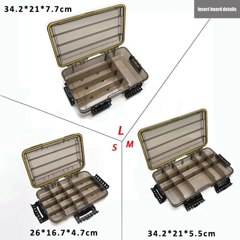 Wasserdichte Angelbox mit grossem Stauraum – clever-campen Ansicht 3