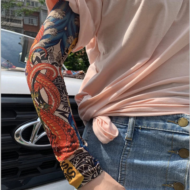 Tattoo Ärmel Unisex UV-Schutz für Angeln und Outdoor
