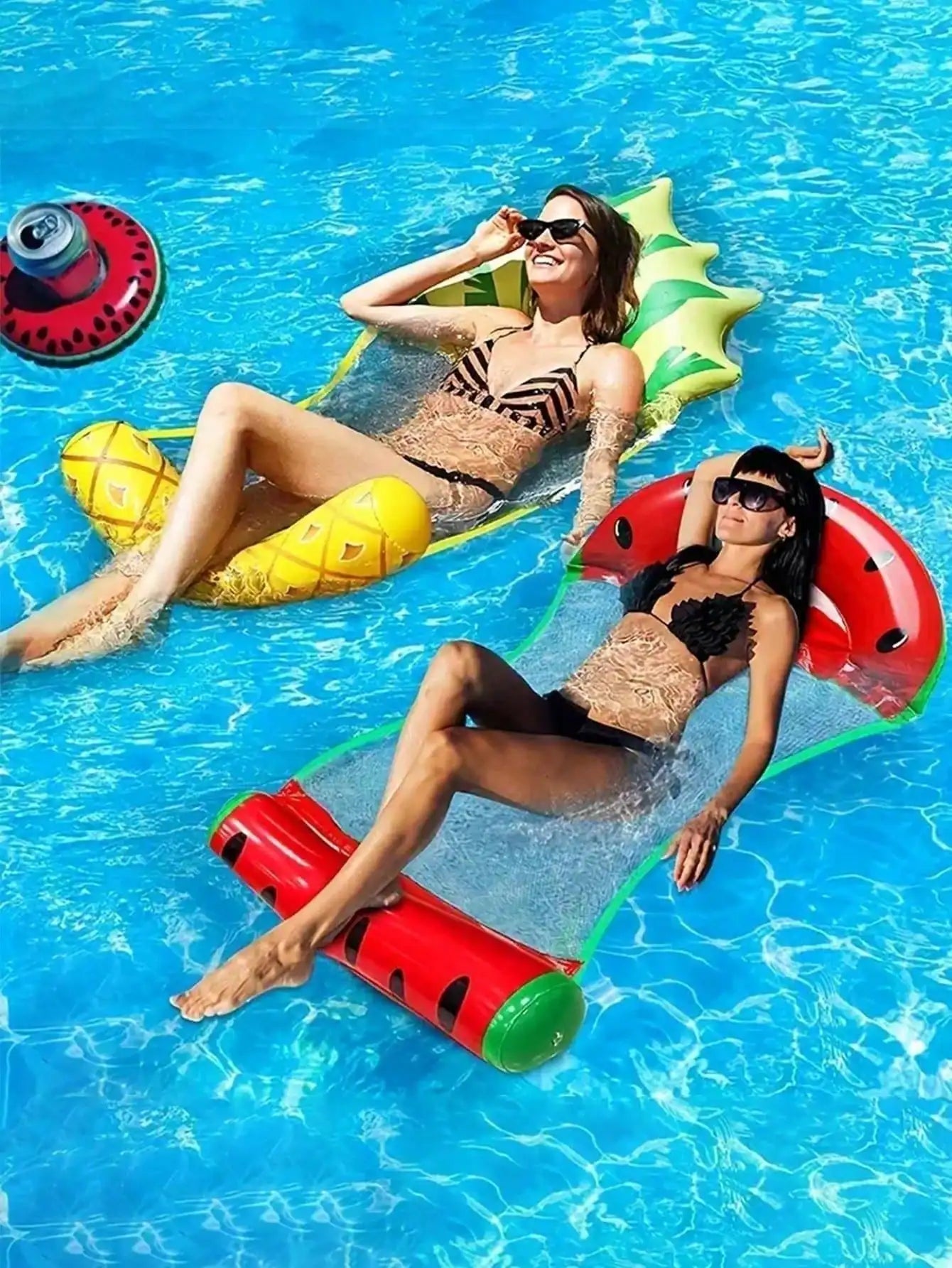 Aufblasbare Wasser-Hängematte für Pool & See – clever-campen Ansicht 2