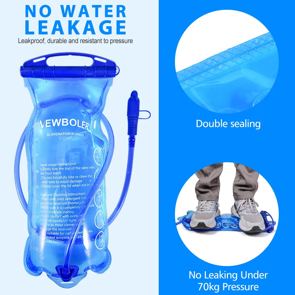 NEWBOLER Trinkblase 1.5L 2L 3L BPA-frei für Outdoor – clever-campen Ansicht 4