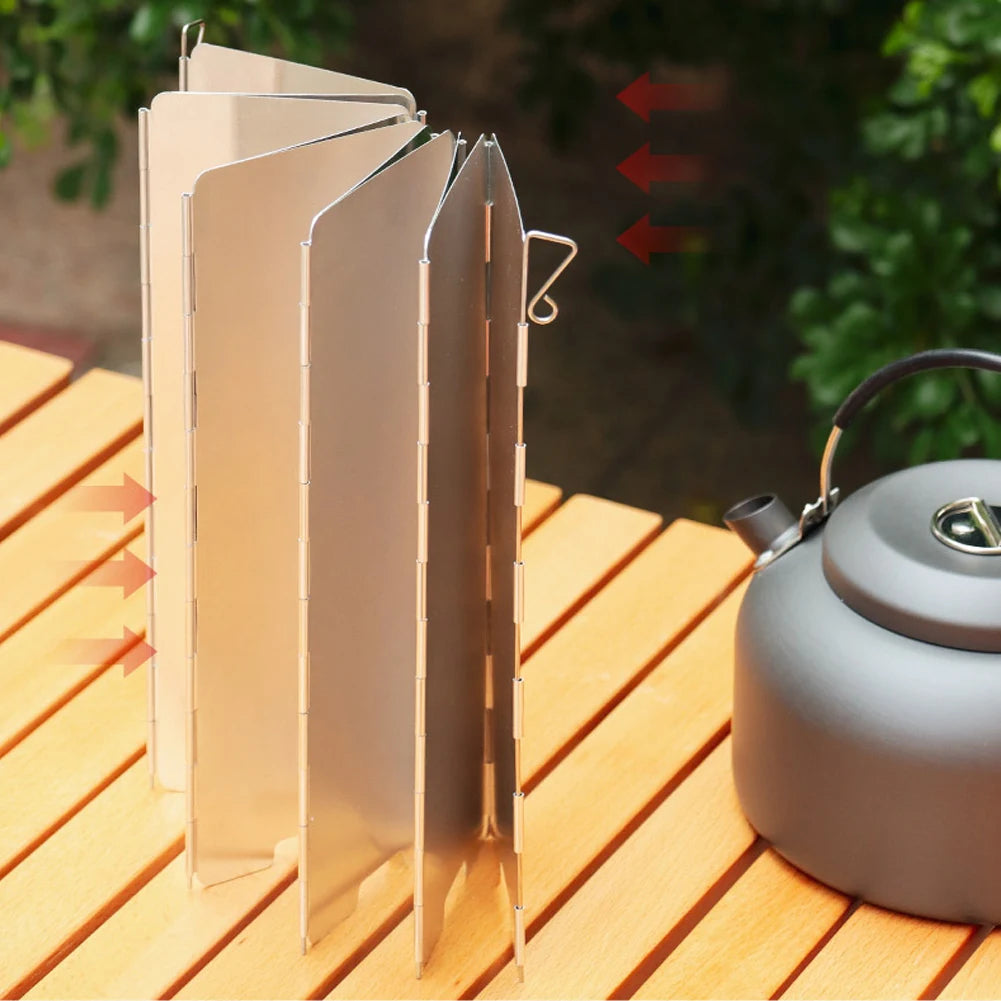 Windschutz für Campingkocher mit Tragetasche – clever-campen Ansicht 2