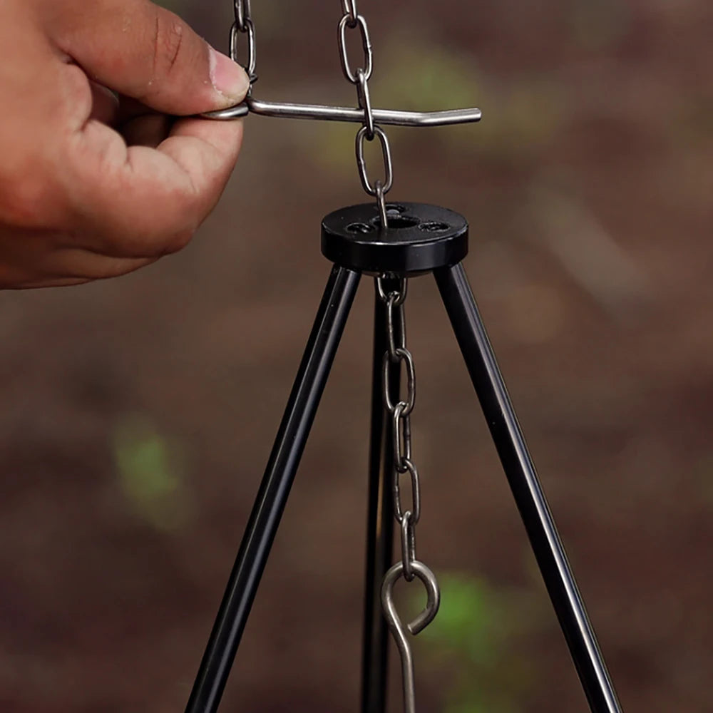 Camping Campfire Dreibein für Kochtopf – clever-campen Ansicht 4