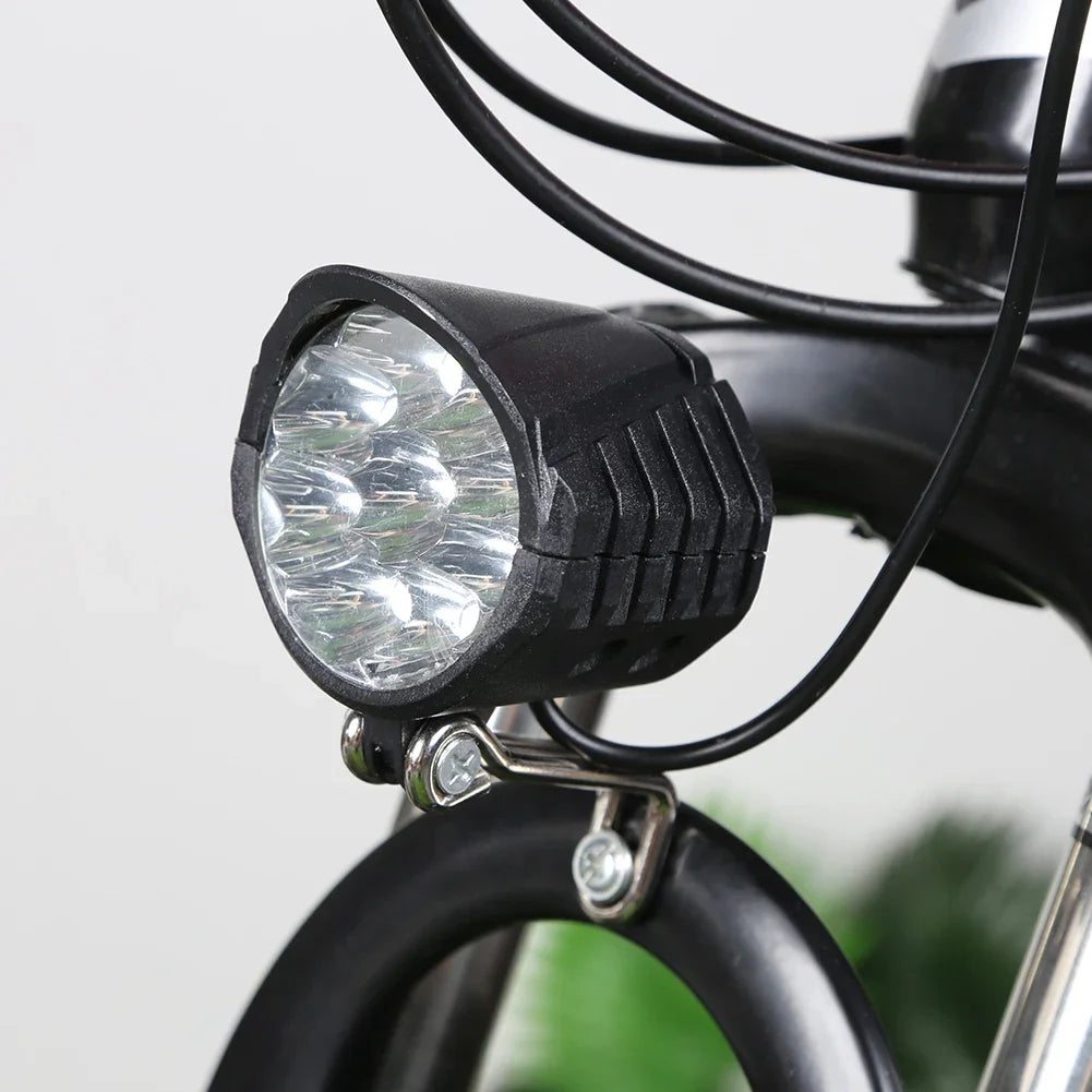 E-Bike Horn Beleuchtung 2in1 9LED 18W für 36V 48V 60V – clever-campen Ansicht 3