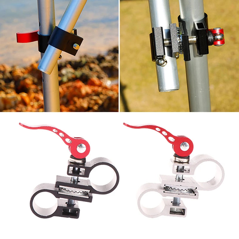 Verstellbarer Sonnenschirm Halter für Angelstühle – clever-campen Ansicht 2