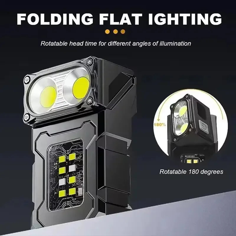 Taktische tragbare Arbeitsleuchte EDC LED Taschenlampe – clever-campen Ansicht 4