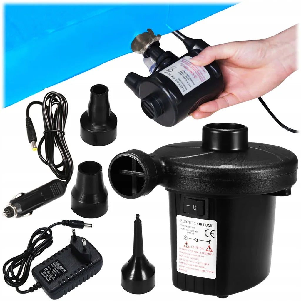 Elektrische Luftpumpe für Luftmatratzen und Boote – clever-campen Ansicht 2